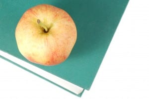 Apple on a Book